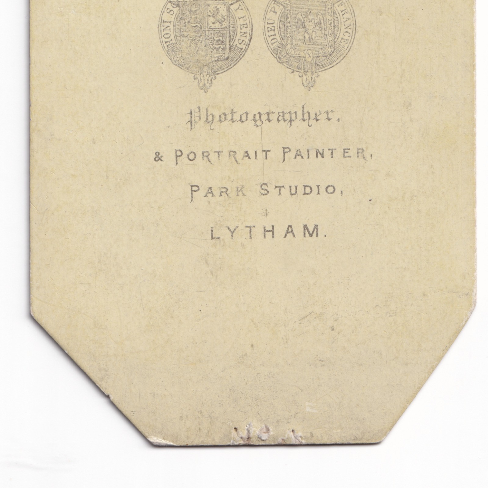 CDV: CDV: Man in Suit, Wardley, Lytham Card. Possibly Manchester Military Related.: catalogue image 13
