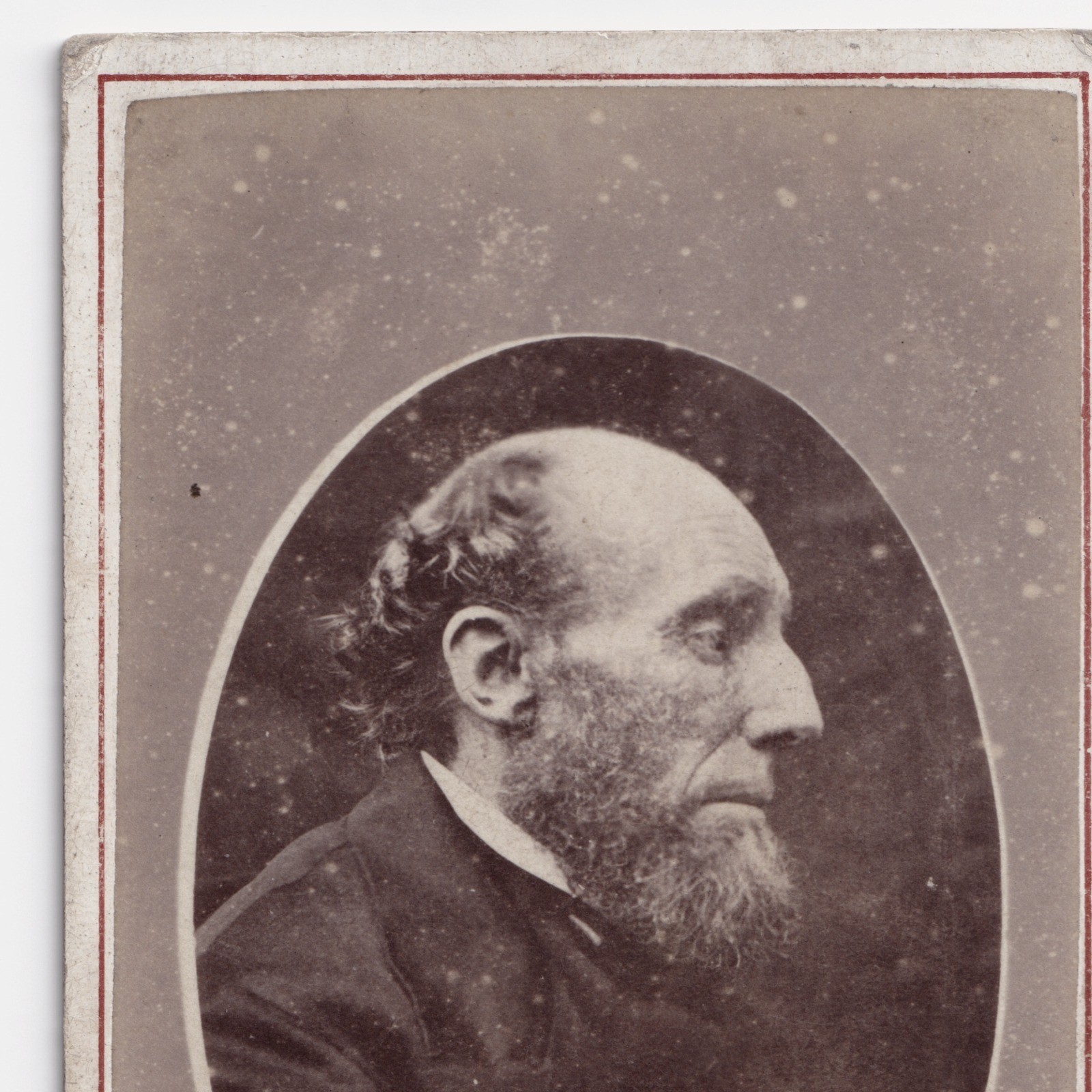 CDV: CDV: Man, Possibly a William Hearnshaw, Born 1822, Grimesthorpe, Yorkshire.: catalogue image 3