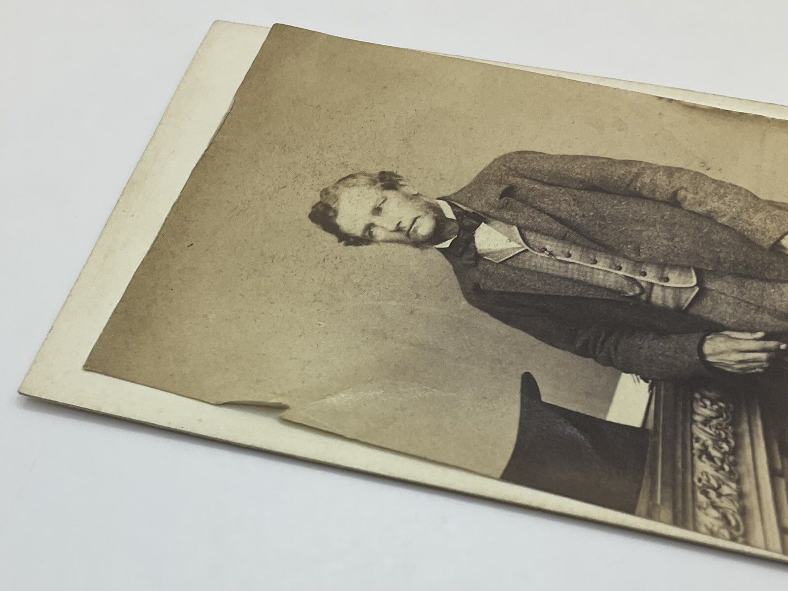 CDV: CDV: Man, Possibly Major Charles Blagrave, Madras Infantry. Please read notes.: catalogue image 10