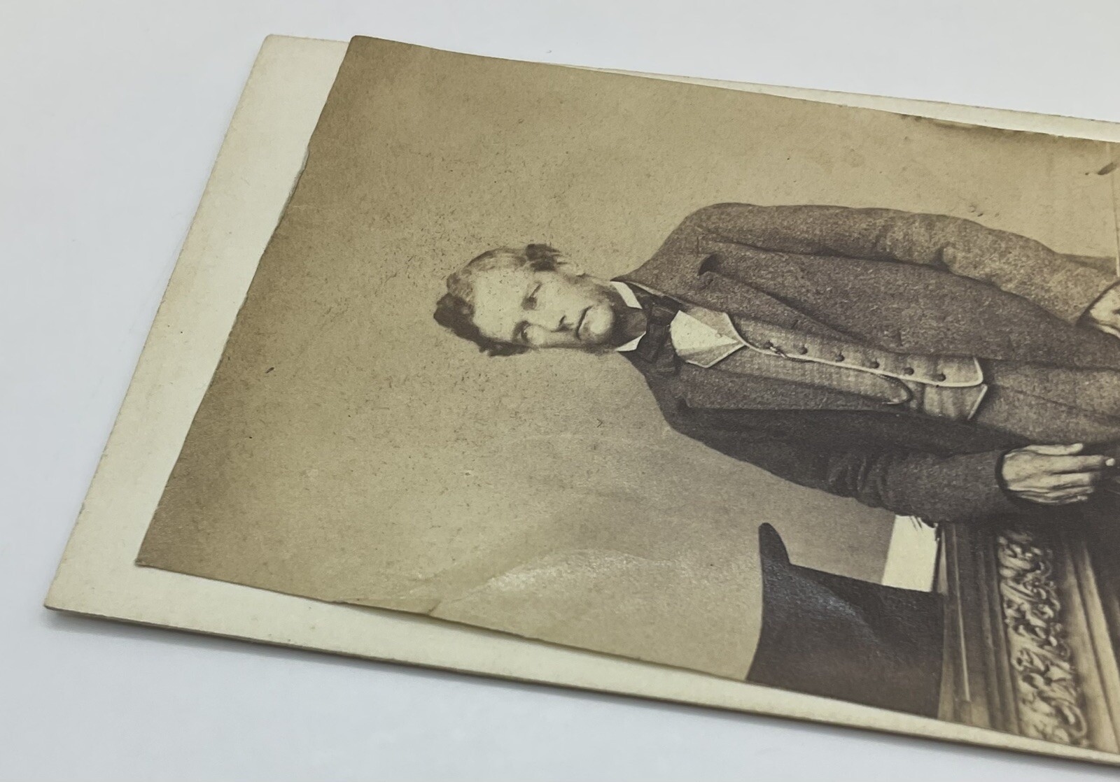 CDV: CDV: Man, Possibly Major Charles Blagrave, Madras Infantry. Please read notes.: catalogue image 11