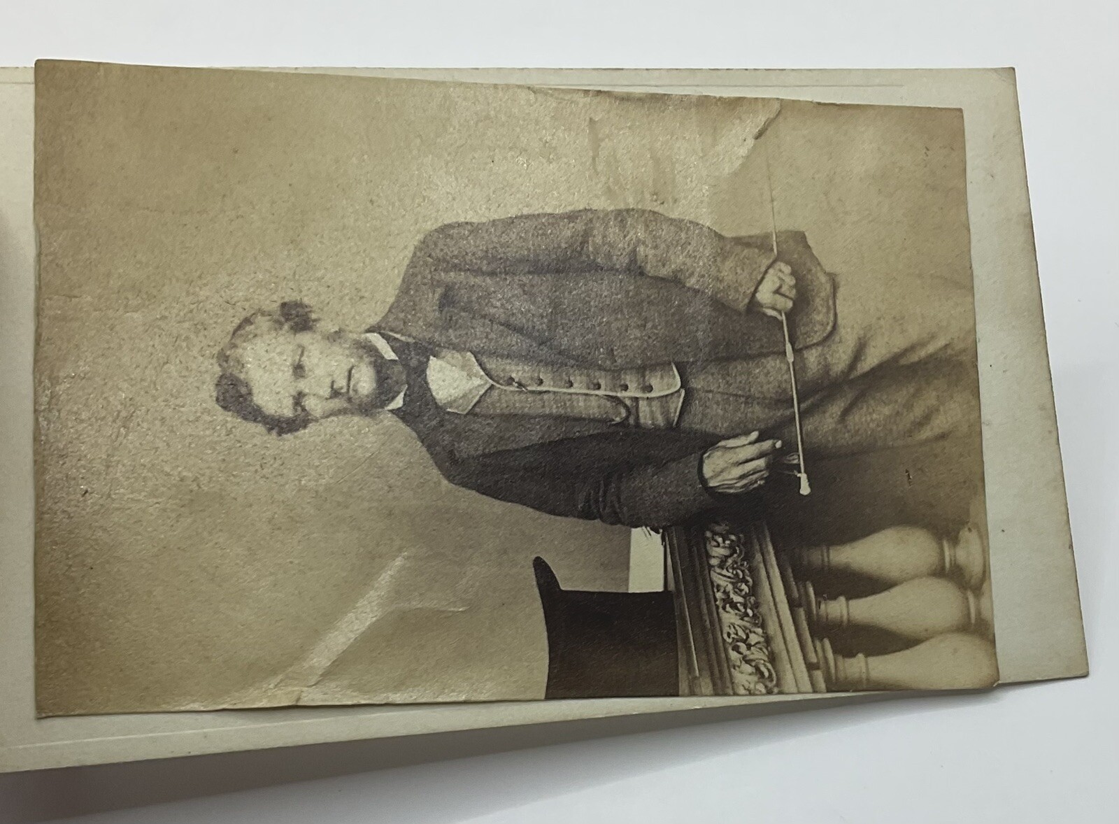CDV: CDV: Man, Possibly Major Charles Blagrave, Madras Infantry. Please read notes.: catalogue image 14