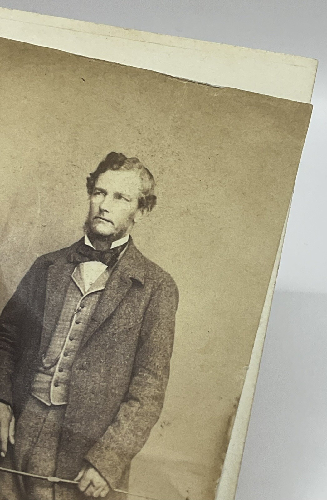 CDV: CDV: Man, Possibly Major Charles Blagrave, Madras Infantry. Please read notes.: catalogue image 9