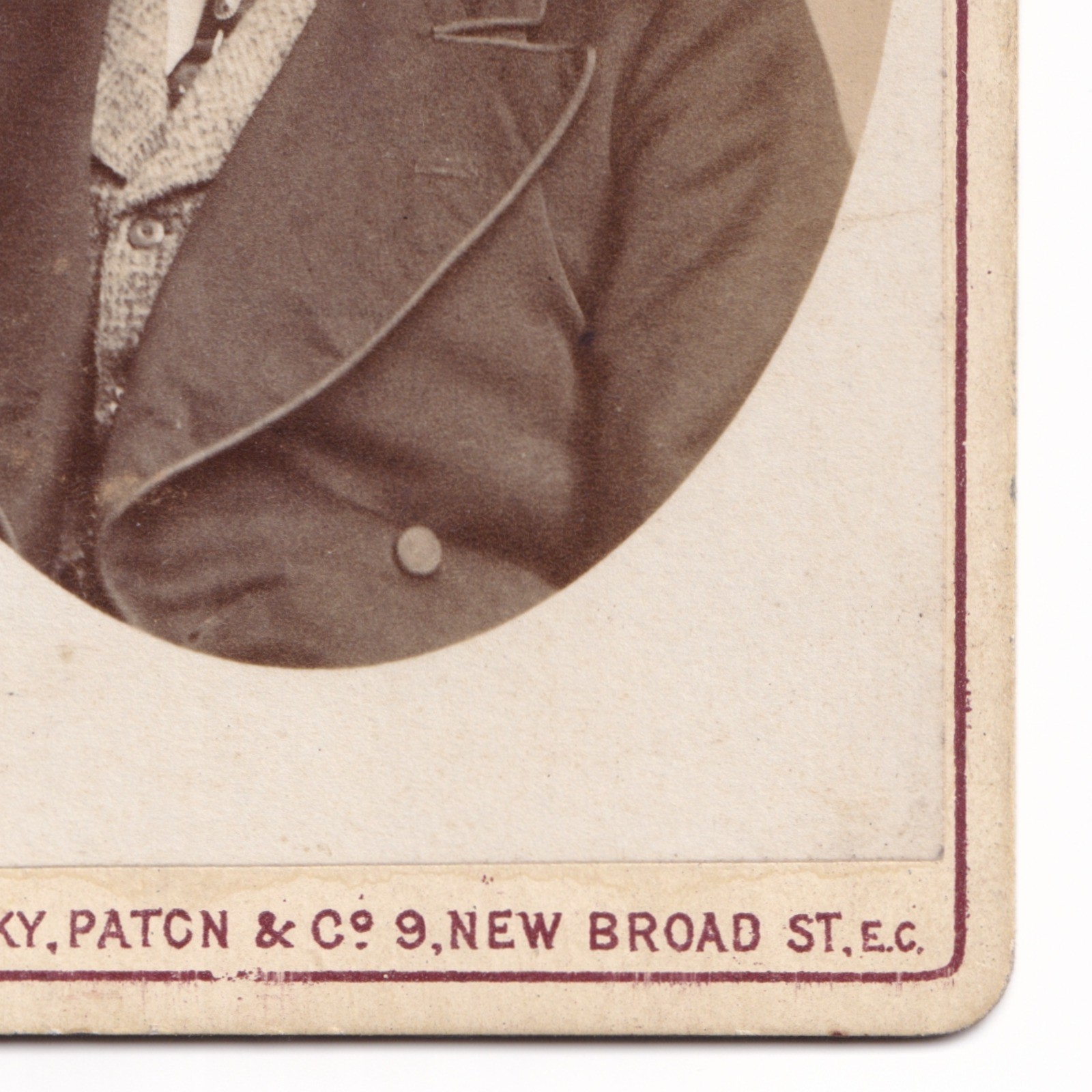 CDV: CDV: Man with Beard, Nastrowsky, Paton & Co Card.: catalogue image 12