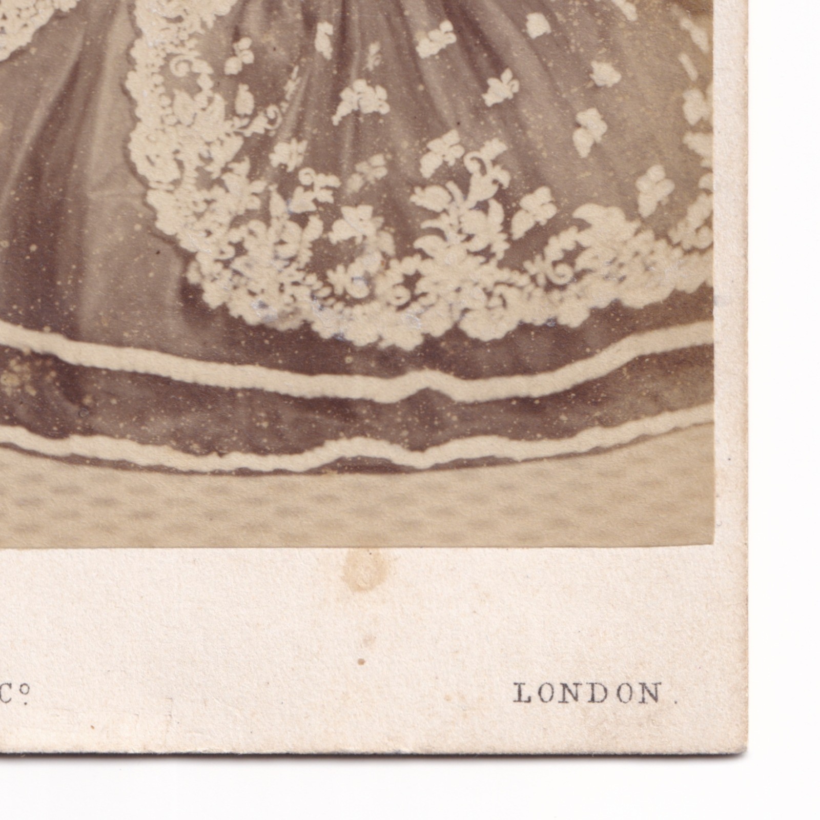 CDV: CDV: Maull & Co Card, London. Colour Tinted, Woman in an Elegant Gown.: catalogue image 10
