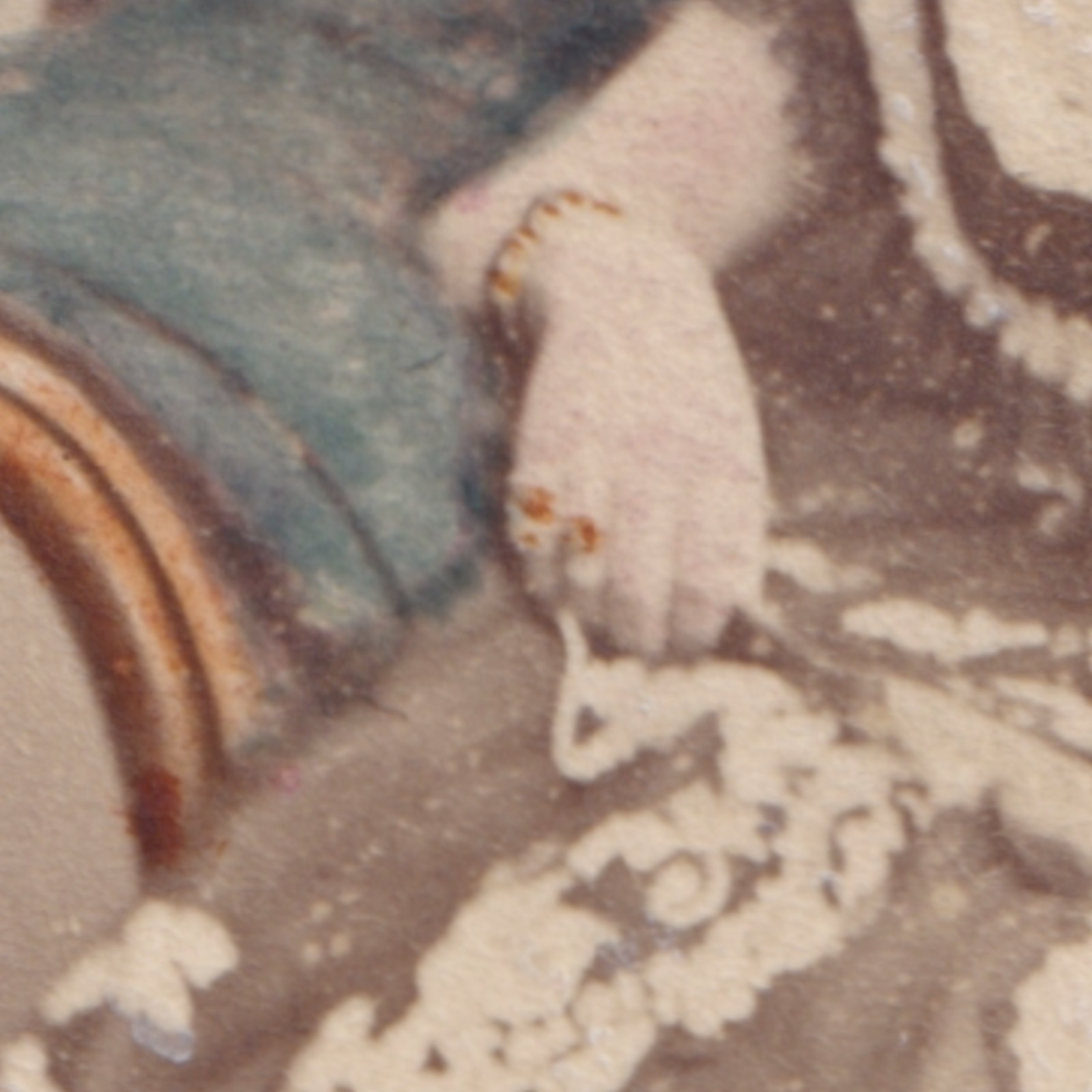 CDV: CDV: Maull & Co Card, London. Colour Tinted, Woman in an Elegant Gown.: catalogue image 6