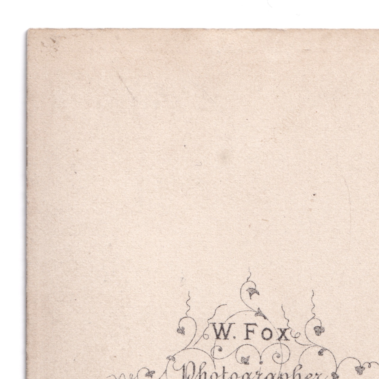 CDV: CDV, Older Man, Seated. W. Fox Card, Sandbach.: catalogue image 12