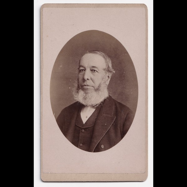 CDV: CDV: Paul Turner Card, Chesterfield. Man with Chin Styled Beard.: catalogue image 1