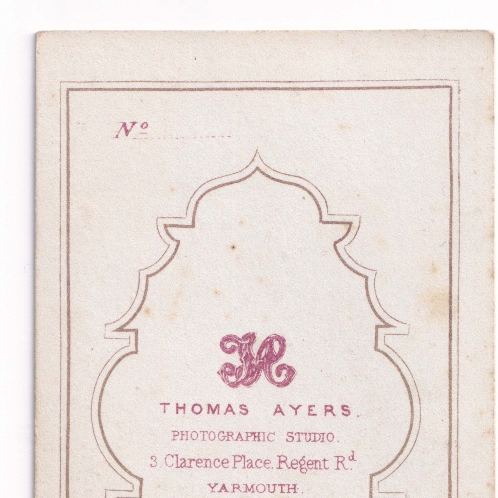 CDV: CDV: Thomas Ayers Card, Yarmouth. Seated Woman, Full Dress, Reading. Ornate Desk: catalogue image 11