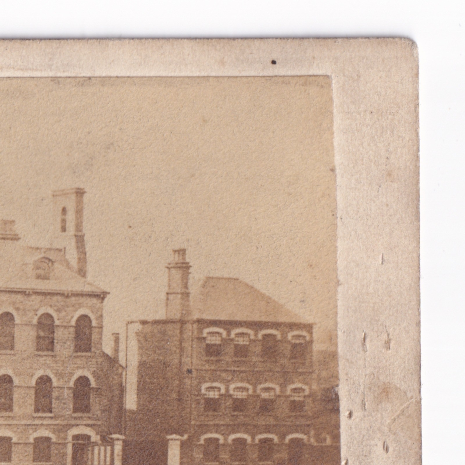 CDV: CDV: Unidentified Old Factory Industrial Building by a Railway Possibly.: catalogue image 13