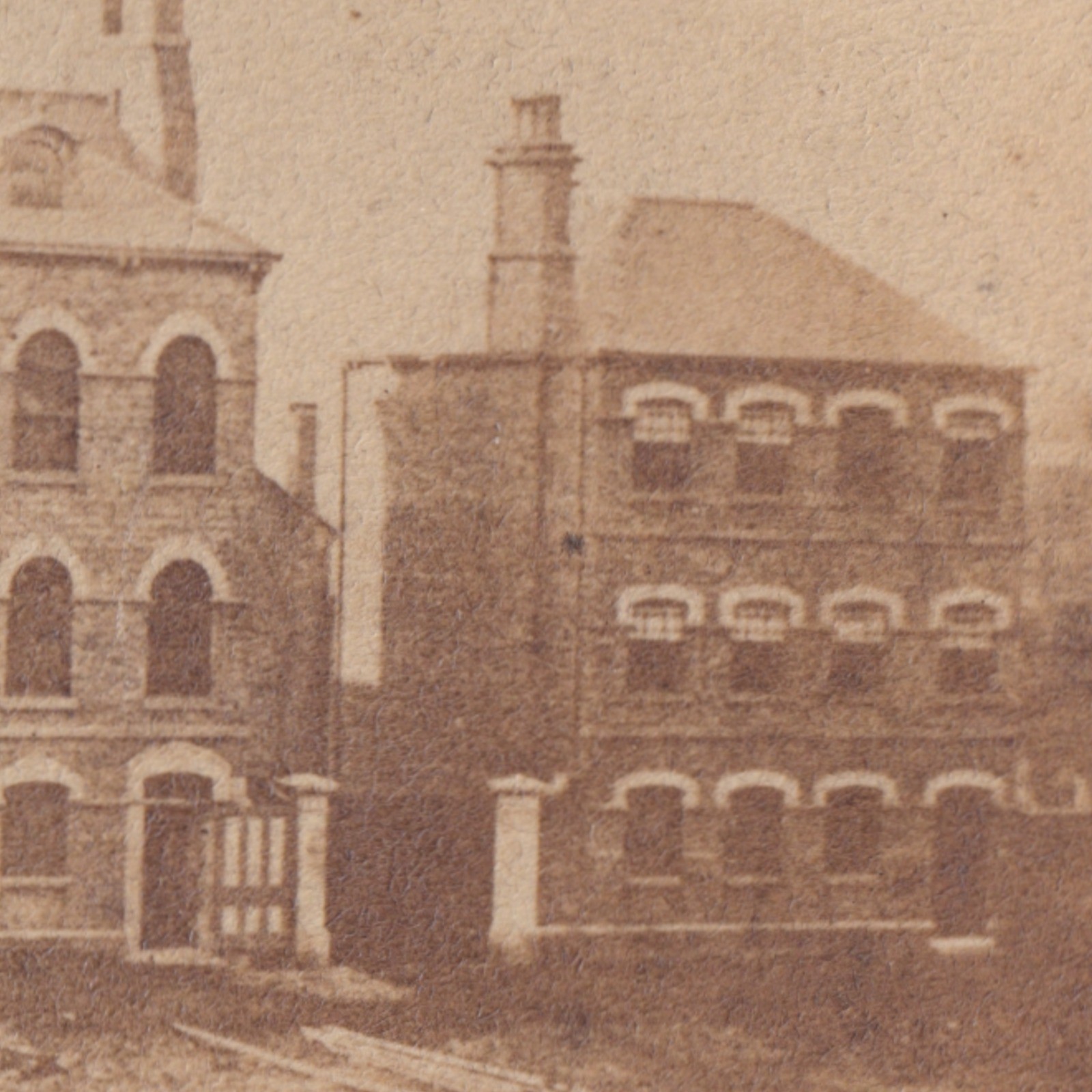 CDV: CDV: Unidentified Old Factory Industrial Building by a Railway Possibly.: catalogue image 5