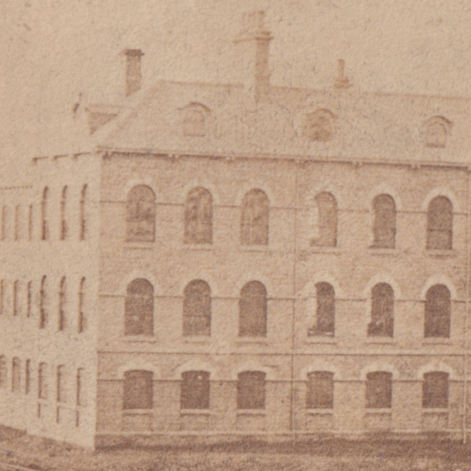 CDV: CDV: Unidentified Old Factory Industrial Building by a Railway Possibly.: catalogue image 7
