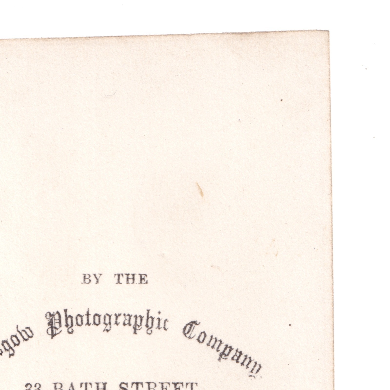 CDV: CDV: Young Female, Glasgow Photographic Company. 33 Bath Street.: catalogue image 14