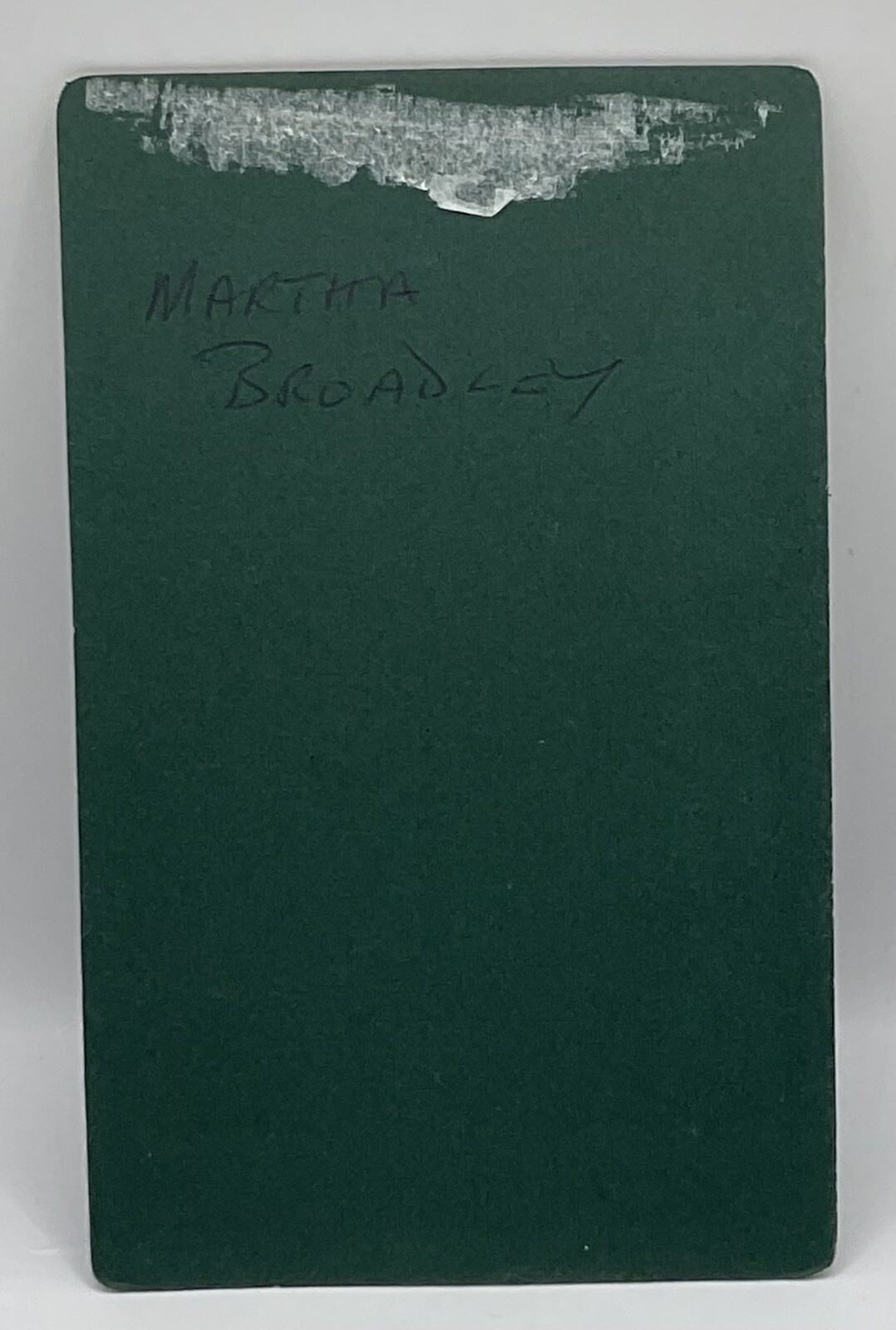 CDV: CDV Young Woman. Eerie Image, Possibly Martha Broadley. Slade, Bradford Card: catalogue image 2