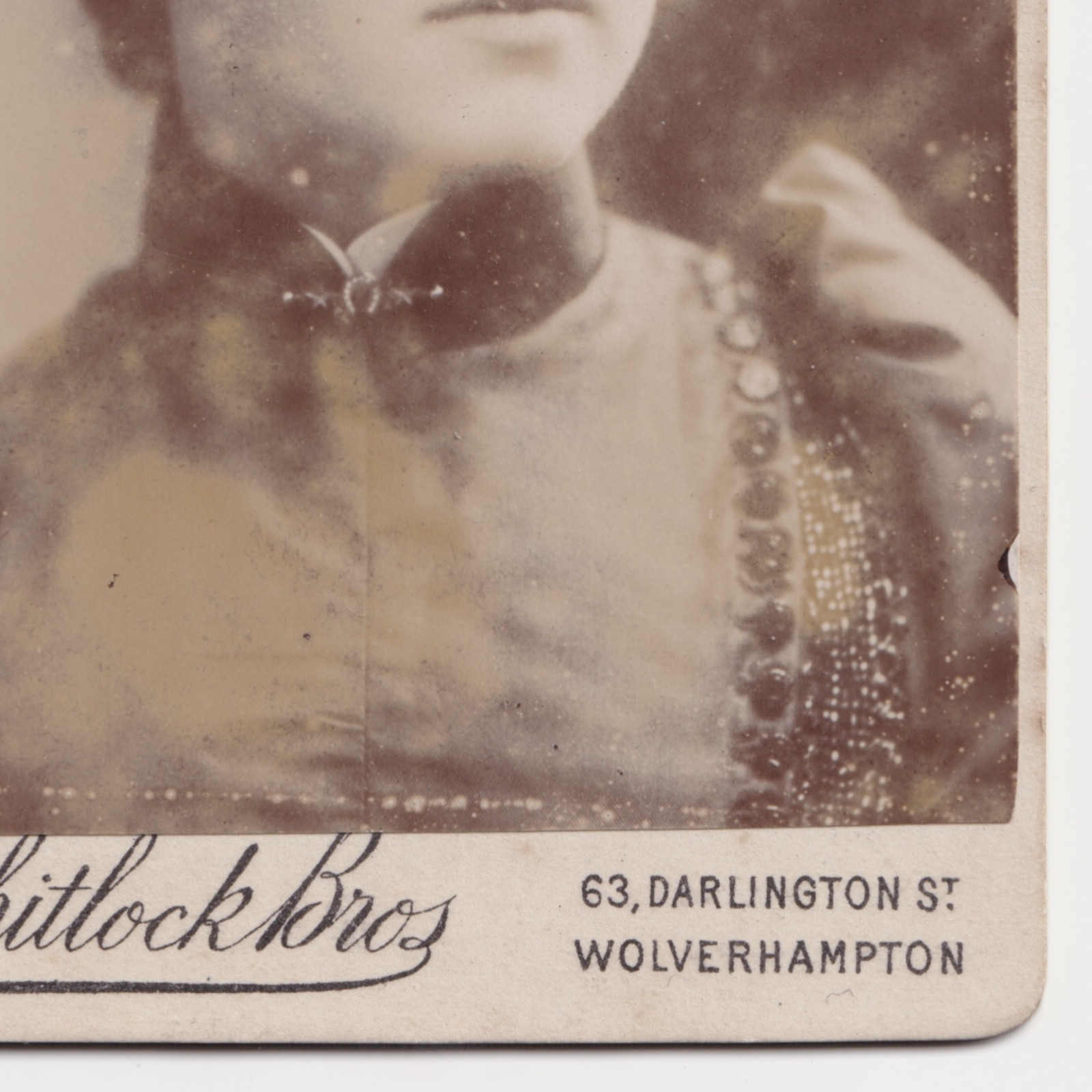 CDV: CDV: Young Woman Off-Camera Gaze. Whitlock Bros Wolverhampton: catalogue image 13