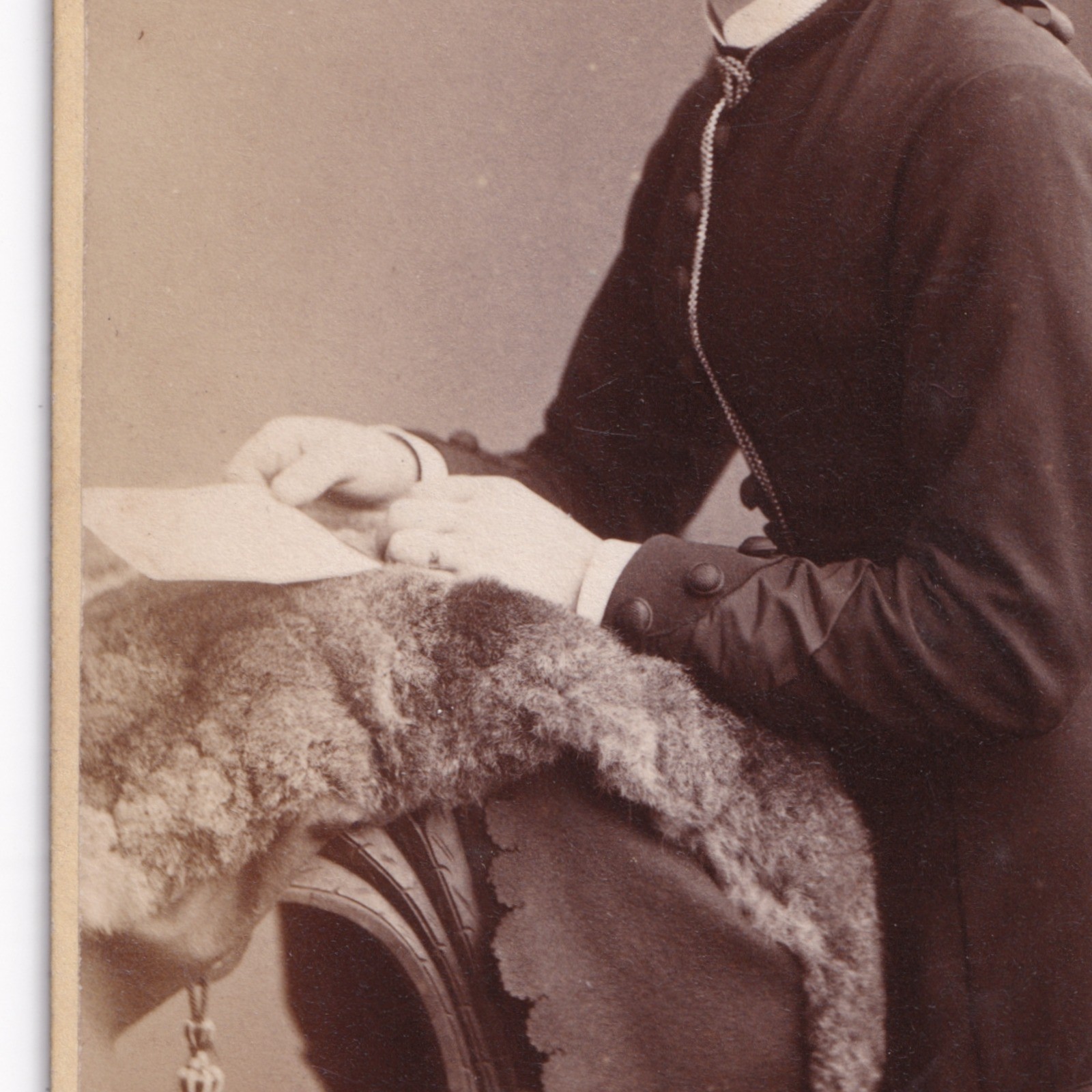 CDV: CDV: Young Woman, Pulled-Back Hair, Braided. G. A. Oldham, Colchester Card.: catalogue image 9