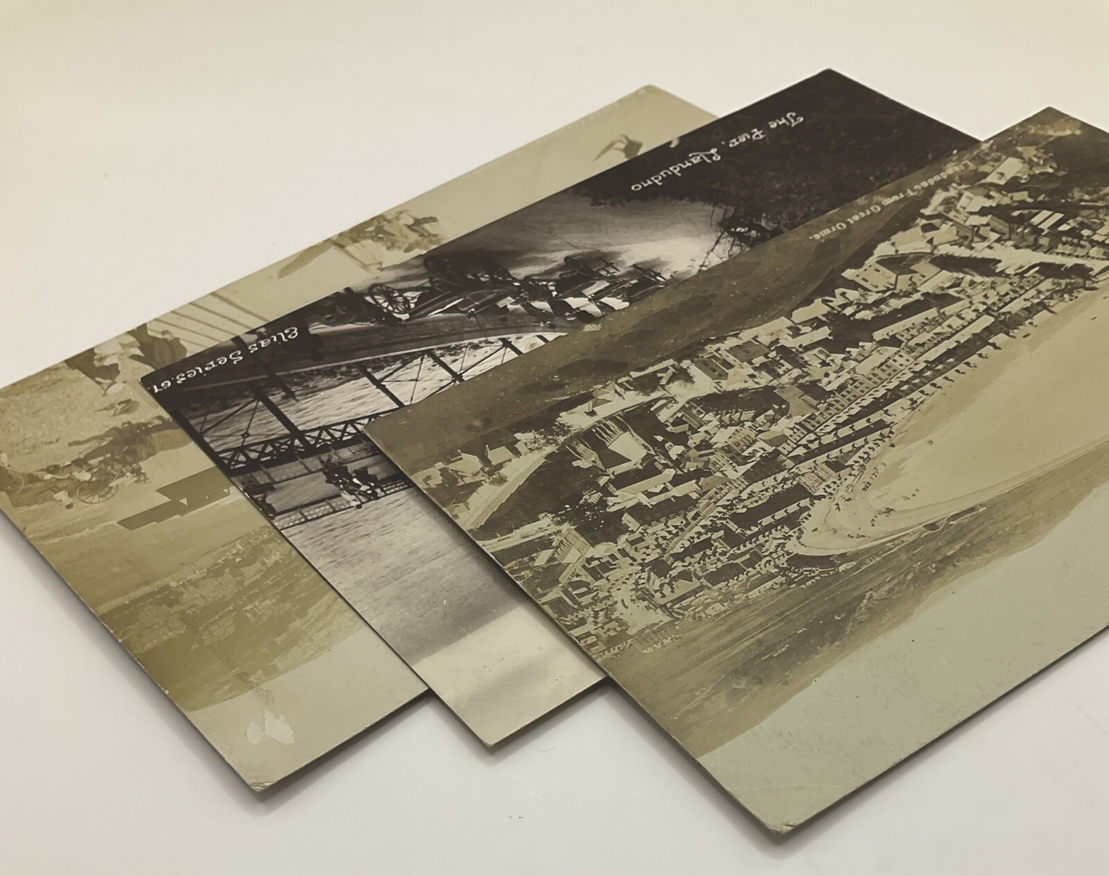 Postcard: 3 Postcards, Llandudno Views, Real Photographs. Pier, Promenade etc.: catalogue image 9
