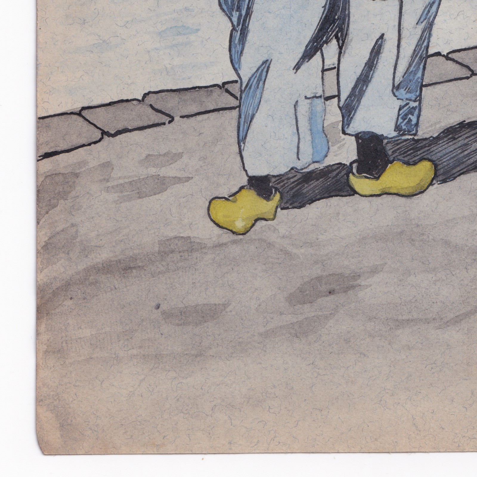 Ephemera: Old Illustration, Happy Times 1918, Smile Awhile, Cartoon of a Dutch-Style Man: catalogue image 7