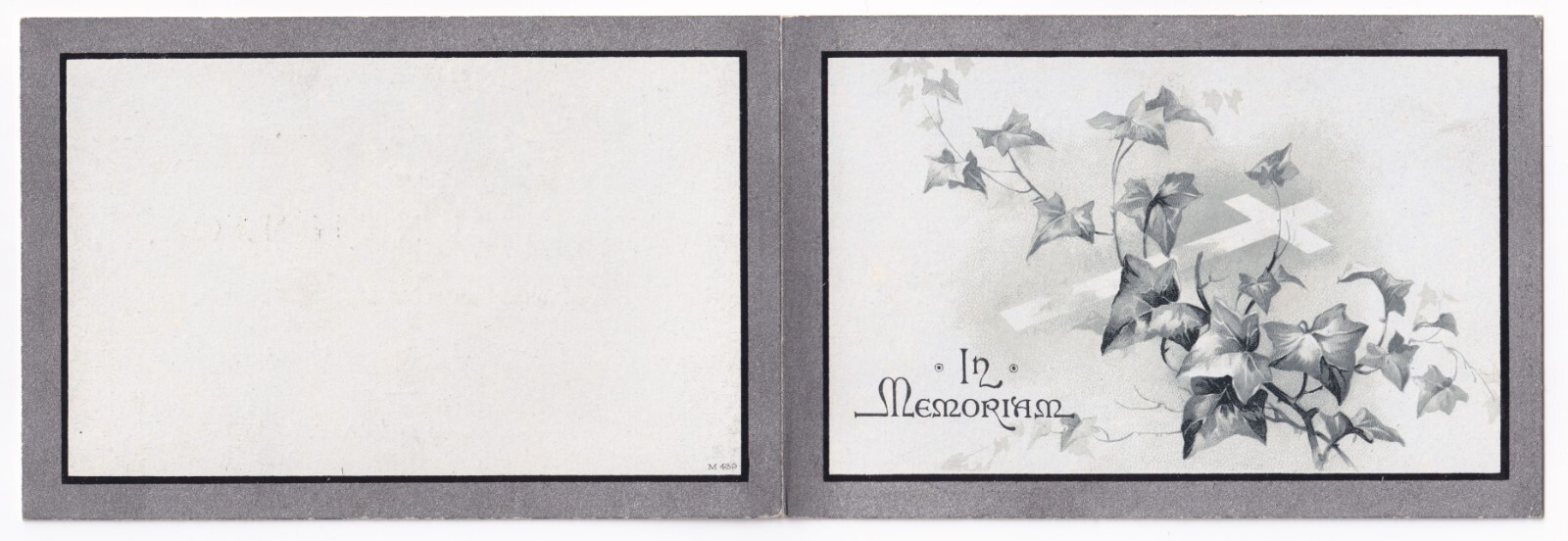Ephemera: Memorial Card, 1903, William Nicholson, Husband of Elizabeth Nicholson.: catalogue image 4