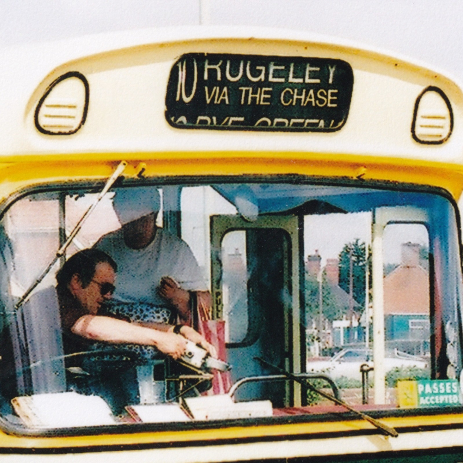 Photograph: Photograph: Vintage LEOPARD Bus or Coach, Reg LTD 956F. Rugeley Via The Chase.: catalogue image 7
