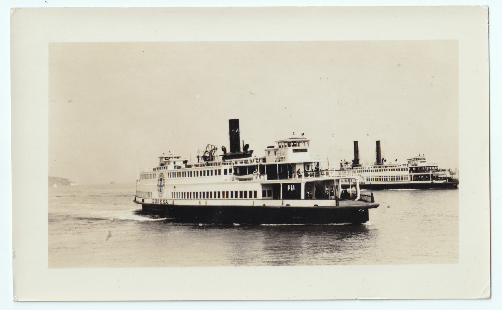 Photograph: Old Photograph, Northwestern Pacific R.R. ferry Eureka about 1923: catalogue image 1