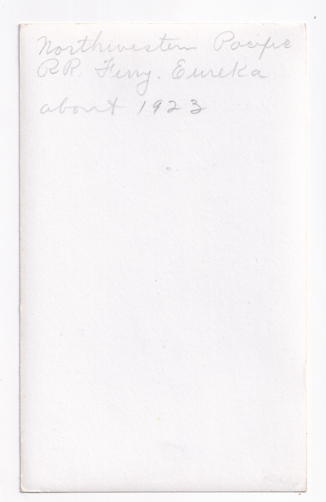 Photograph: Old Photograph, Northwestern Pacific R.R. ferry Eureka about 1923: catalogue image 2
