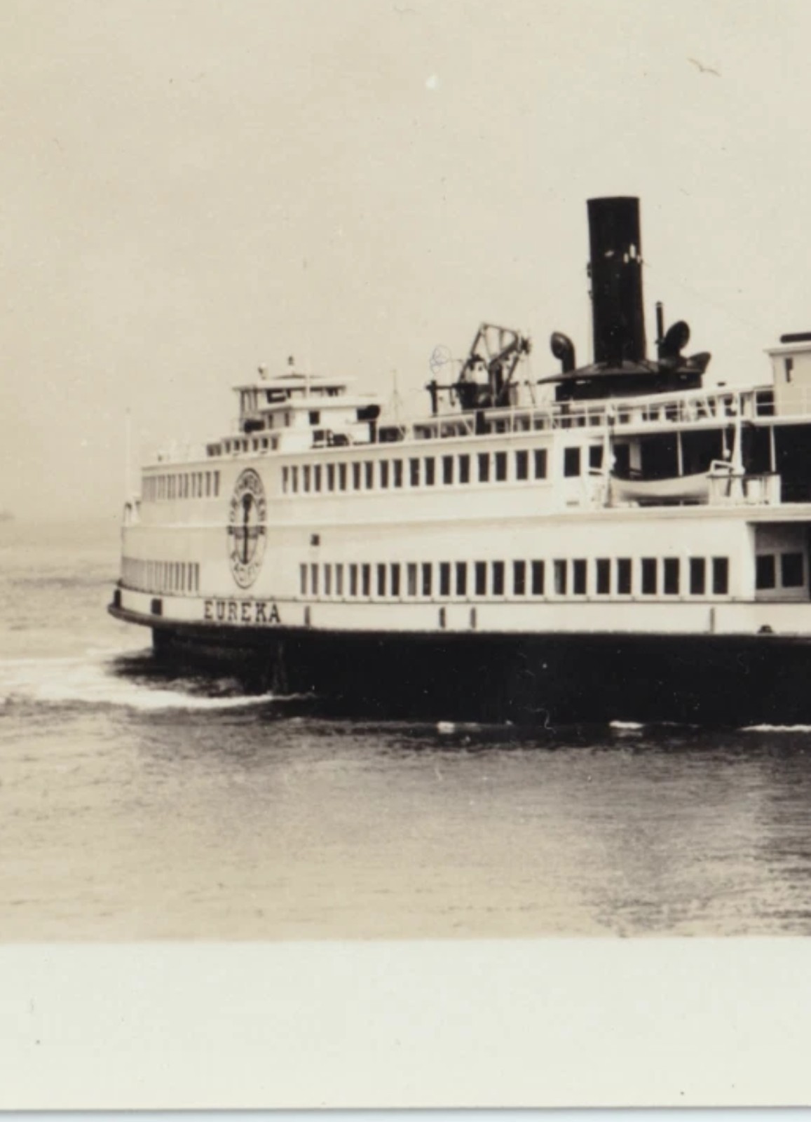 Photograph: Old Photograph, Northwestern Pacific R.R. ferry Eureka about 1923: catalogue image 3