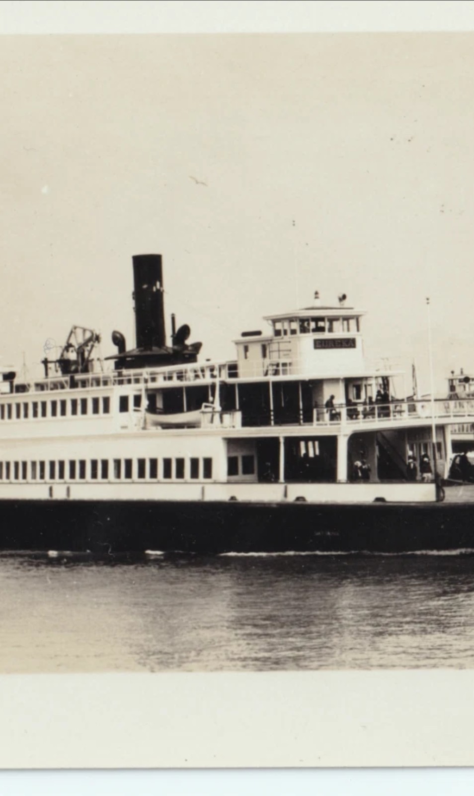 Photograph: Old Photograph, Northwestern Pacific R.R. ferry Eureka about 1923: catalogue image 4
