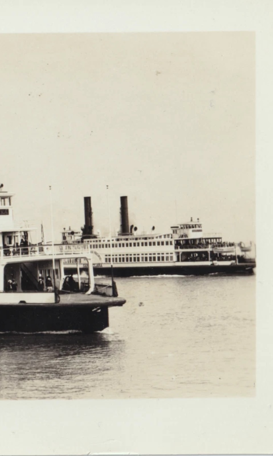 Photograph: Old Photograph, Northwestern Pacific R.R. ferry Eureka about 1923: catalogue image 5