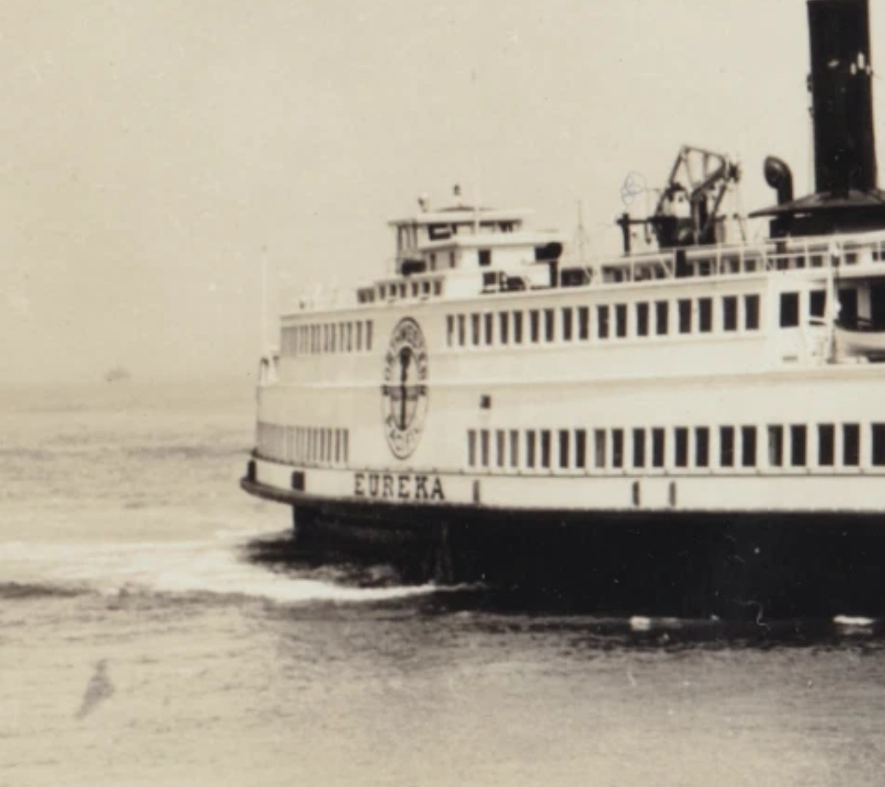 Photograph: Old Photograph, Northwestern Pacific R.R. ferry Eureka about 1923: catalogue image 7