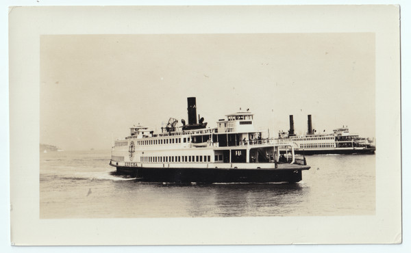 Photograph: Old Photograph, Northwestern Pacific R.R. ferry Eureka about 1923: catalogue image 1