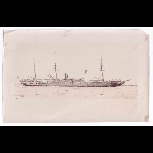 Photograph: Photograph: Ship or Boat. Poonah 1875.: catalogue image 1