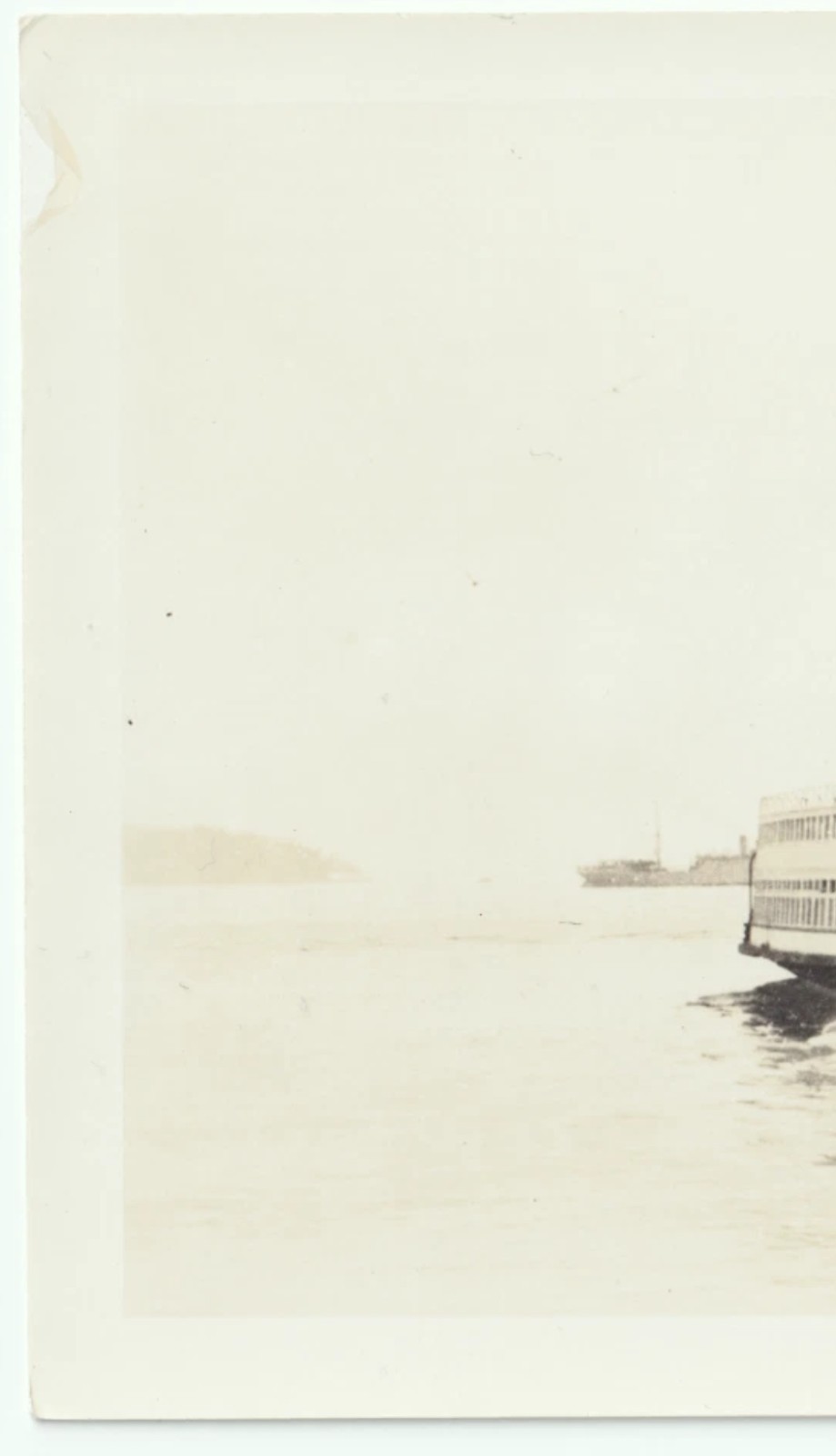 Photograph: Old Photograph, Southern Pacific Ferry Alameda, San Francisco Bay: catalogue image 3