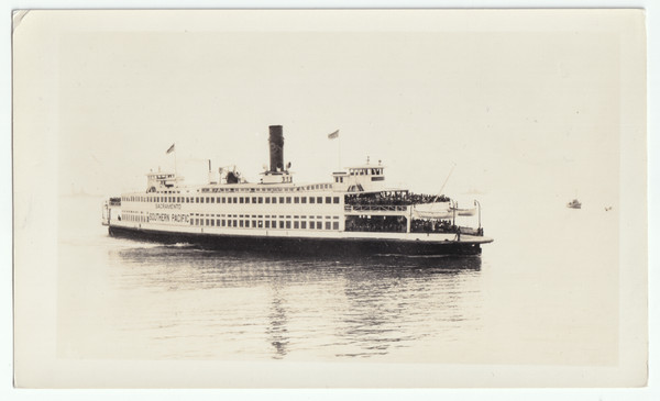 Photograph: Old Photograph, Southern Pacific Ferry Sacramento.: catalogue image 1