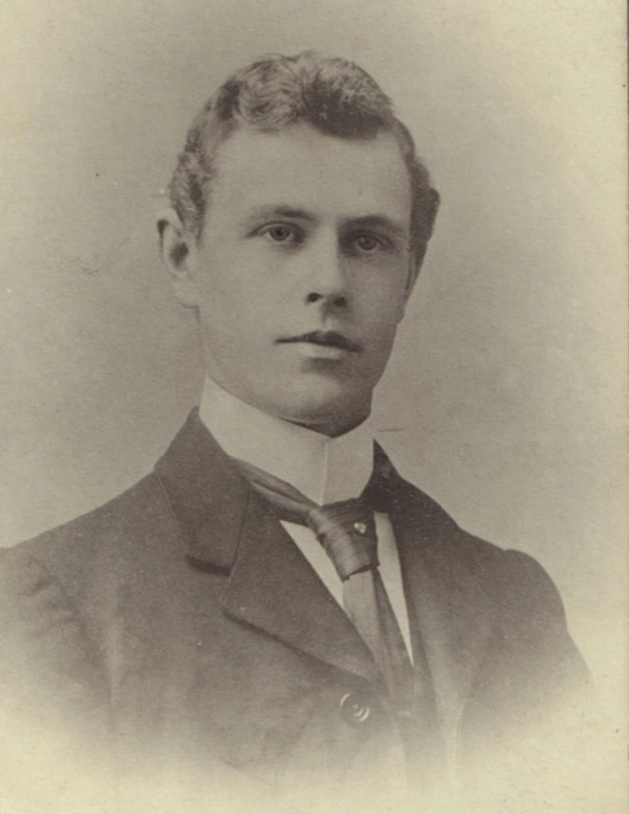 Photograph: Photograph Young Man, Possible Wellingborough Links. S.H Greenway, Northampton: S. H Greenway, Northampton, Northamptonshire: catalogue image 3