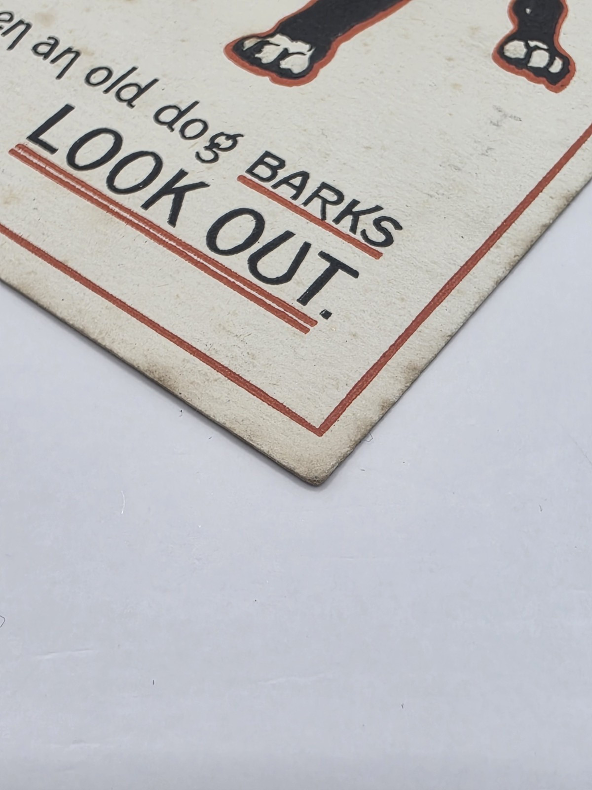 Postcard: Postcard: British Bulldog, When An Old Dog Barks, Look Out.: catalogue image 6