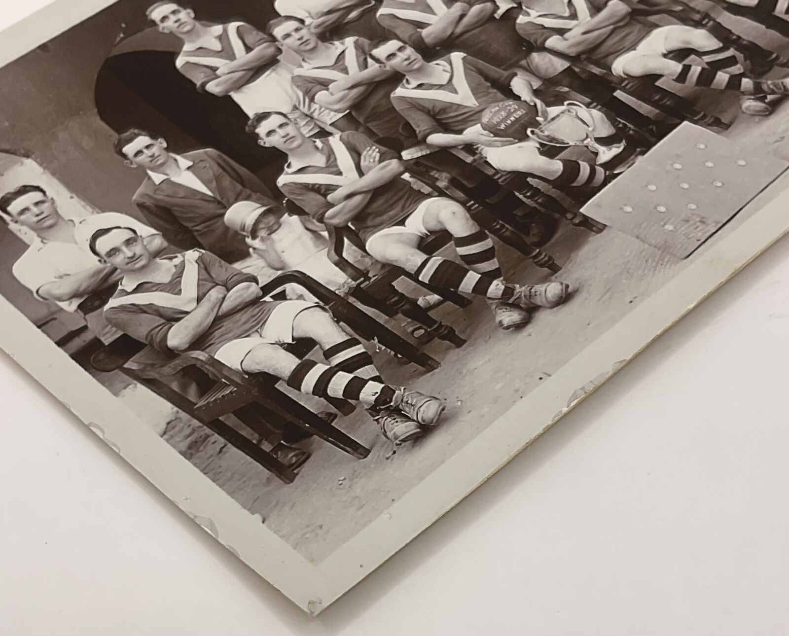 Postcard: Vintage Postcard, Football Team And Soldier, LUCKNOW, INDIA.: catalogue image 8