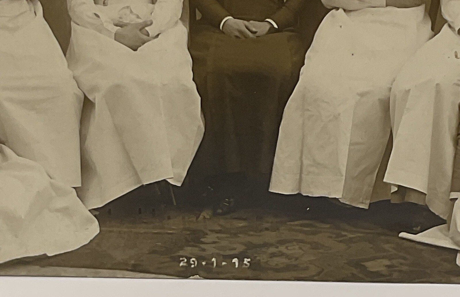 Postcard: Old Postcard, Group Of Nurses, Dated 1915. Real Photograph, A.J Hilder.: catalogue image 2
