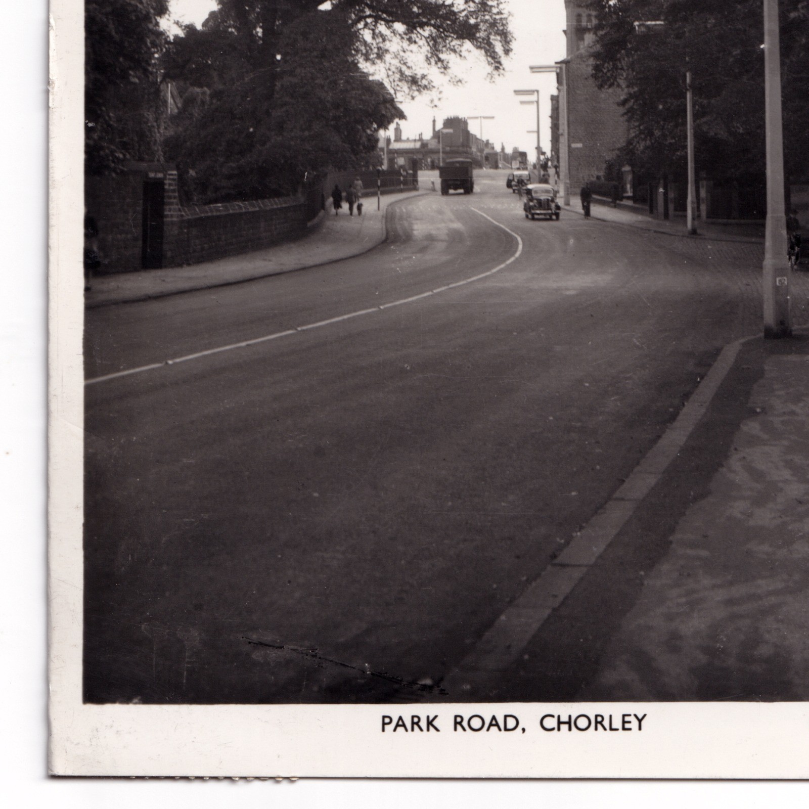Postcard: Postcard: Park Road, Chorley, Lancashire. Lilywhite Ltd Card. Real Photograph.: catalogue image 8