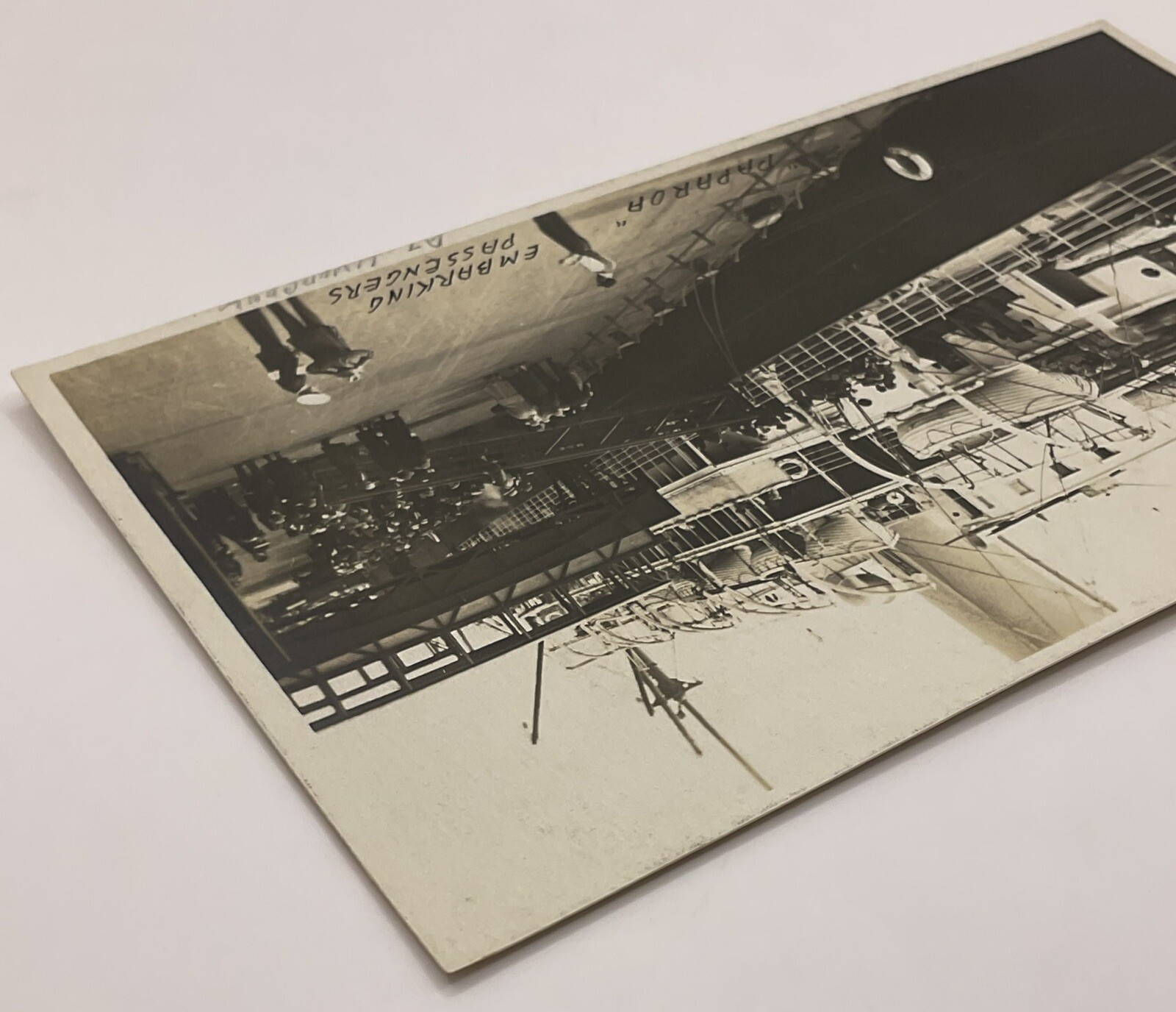 Postcard: Vintage Postcard, Ship PAPAROA. EMBARKING PASSENGERS.: catalogue image 3
