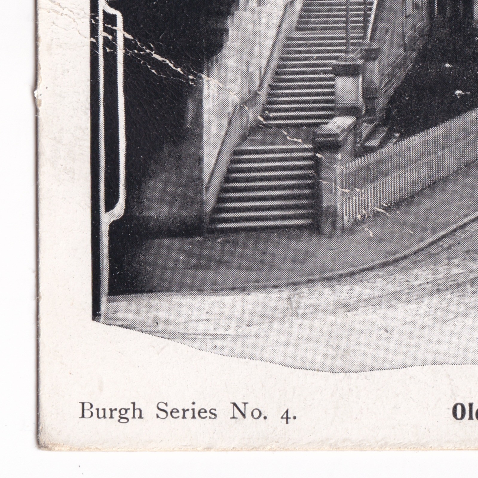 Postcard: Postcard: Old Station and Carlibar Road, Barrhead, Scotland. Burgh Series No 4.: catalogue image 7