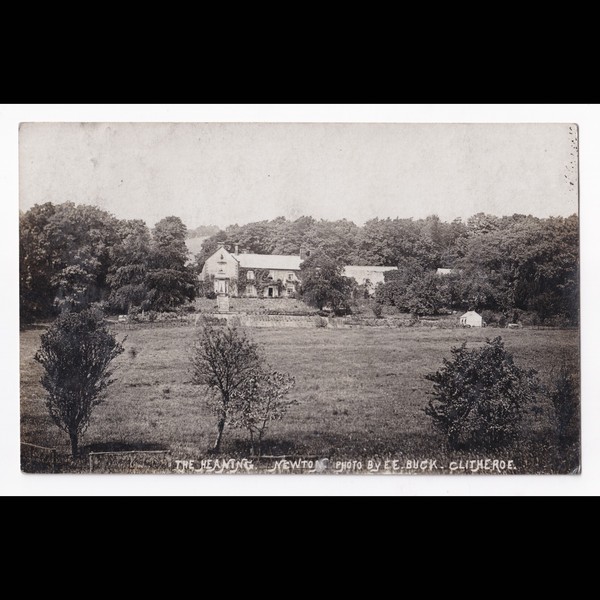 Postcard: Postcard: The Heaning, Newton, Real Photograph by BUCK, Clitheroe, Lancashire: catalogue image 1