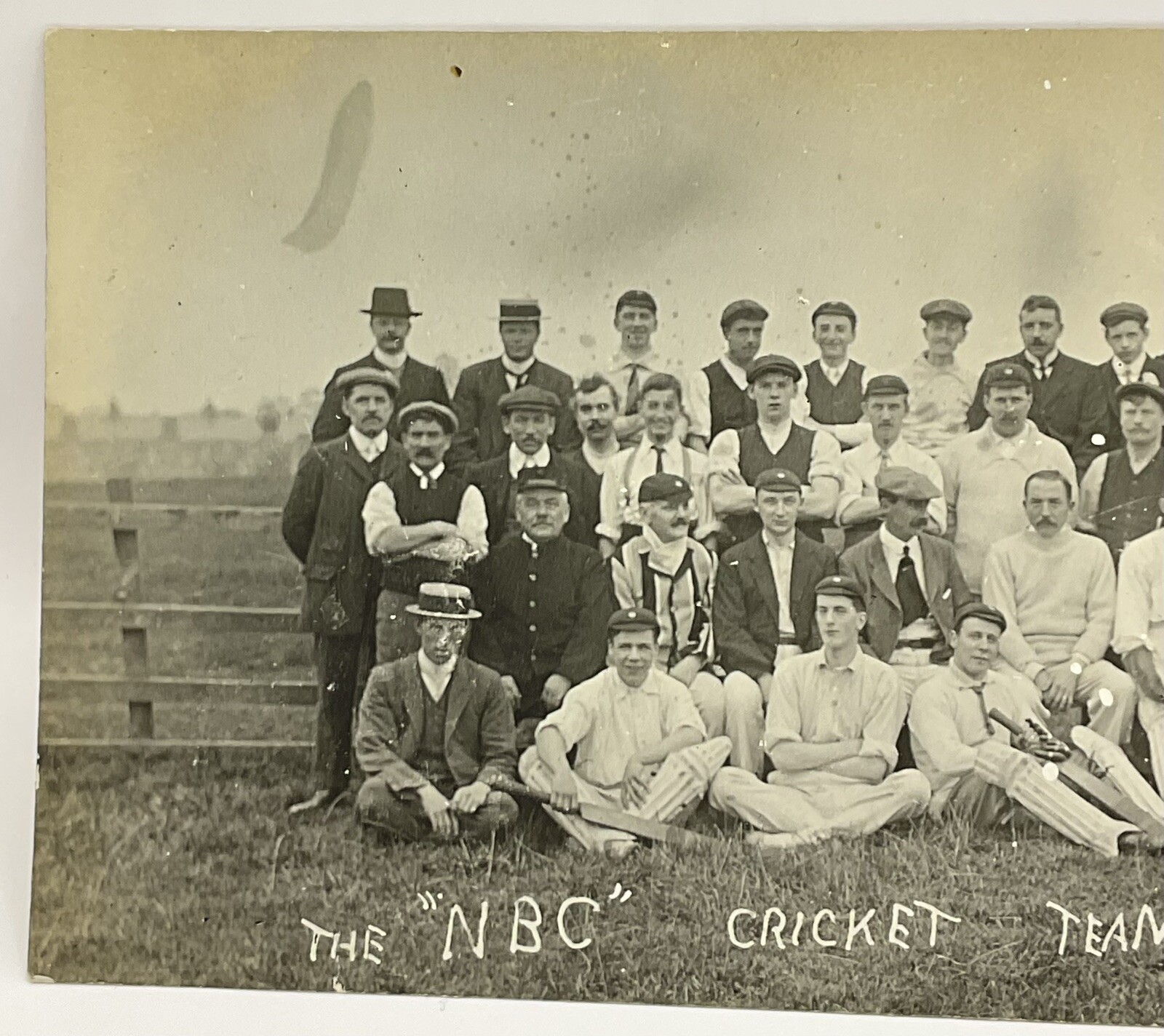 Postcard: Old Postcard, The NBC Cricket Team, 1909, Real Photograph.: catalogue image 7