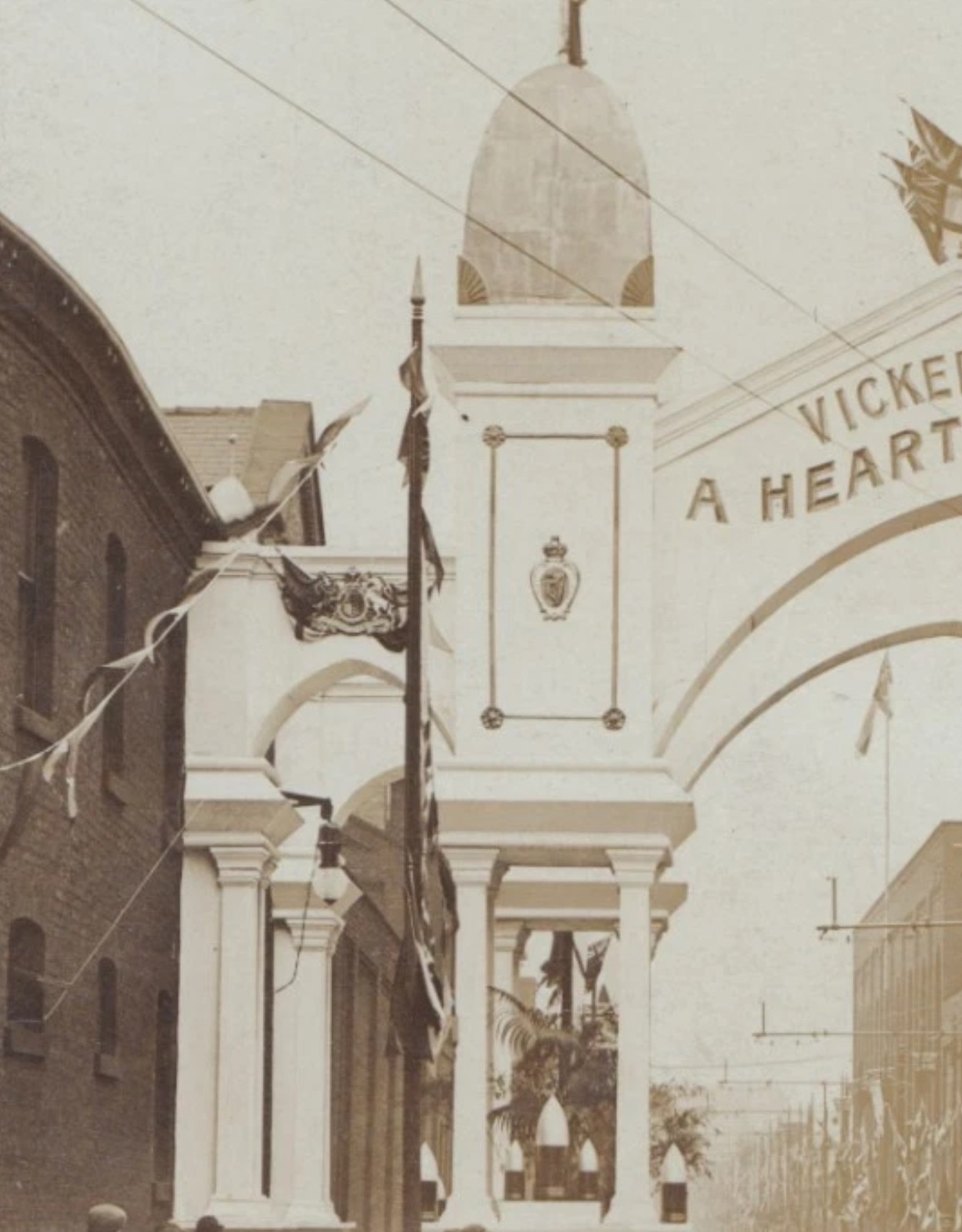 Postcard: Postcard, Vickers Works Arch, Sheffield, Animated Real Photograph.: catalogue image 6