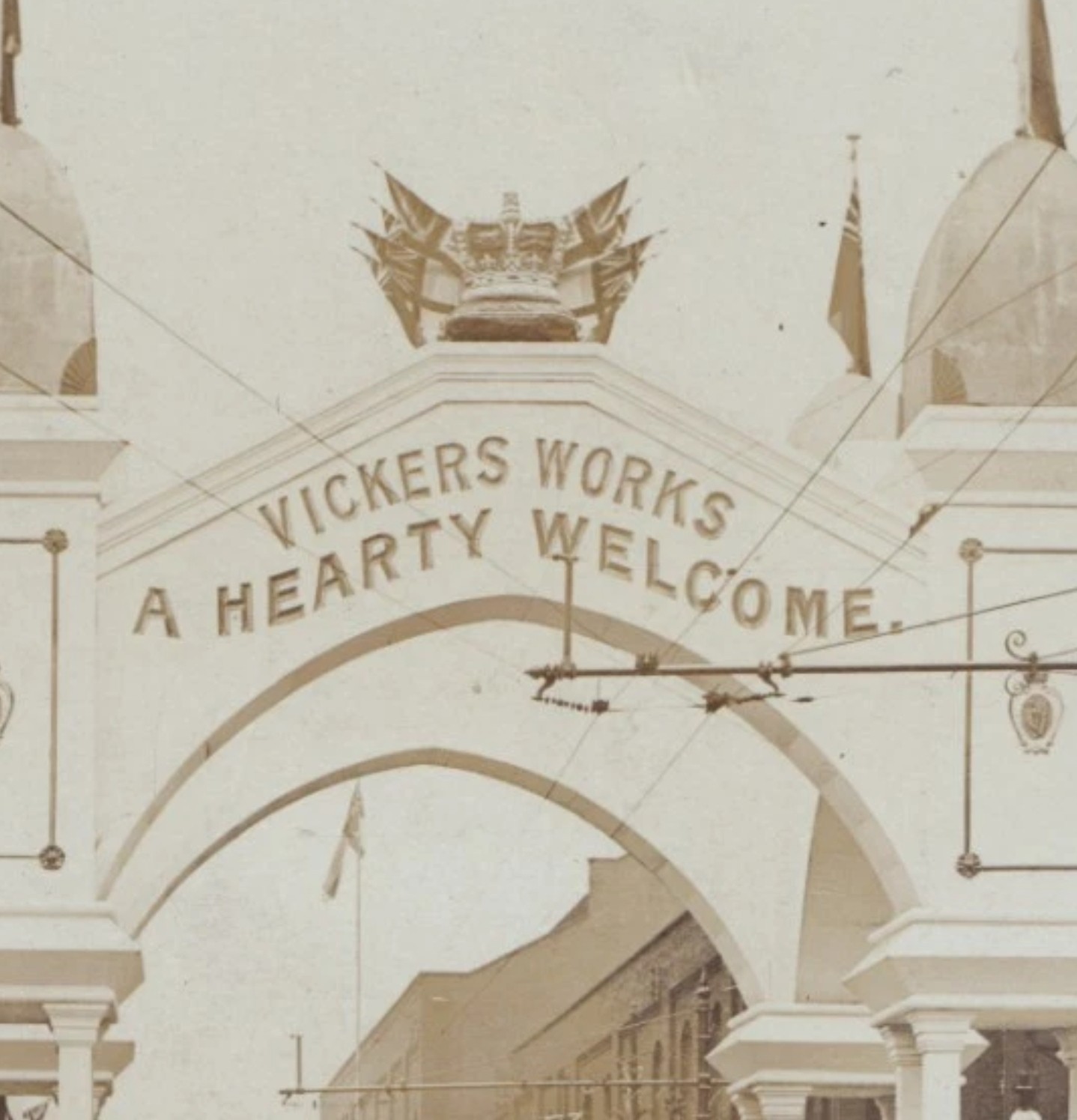 Postcard: Postcard, Vickers Works Arch, Sheffield, Animated Real Photograph.: catalogue image 7
